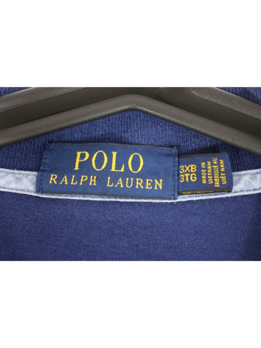 Polo Ralph Lauren Mens 3XB 3XL Big Blue Polo Shirt Q1146 - Picture 4 of 5